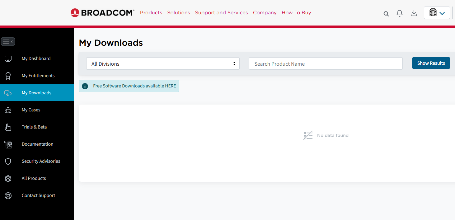 VMWare MyDounloads